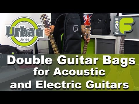 Double Guitar Bags for Acoustic and Electric Guitars (Fusion-Bags.com)