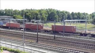 preview picture of video '7110@1609 (city of Hoofddorp) , MaK G1206, MRCE en 1600 DBSRN, VIRM 8648, Barendrecht 28-7-2010'