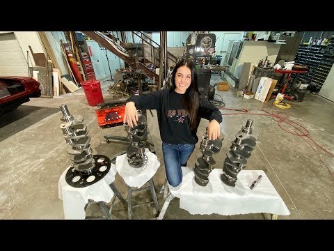 New Billet Crank for Badmaro - Center Counter Weight LS Crank Upgrade and Explanation