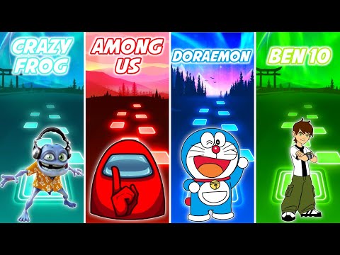 Crazy Frog vs Among Us vs Doraemon vs Ben 10 - Tiles Hop EDM Rush