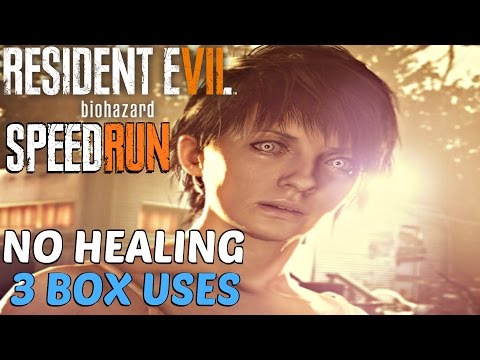Resident Evil 7 - Speedrun Walkthrough (No Healing, 3 Box Uses) Resource Manager & Walk It Off GUIDE