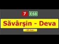 DN 7 E 68 Săvârşin Ilia Deva May 28 2016