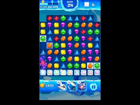 Jewel Pop Mania:Match 3 Puzzle Level 87 ( Jewel Ice Episode ) - Walkthrough ( No Booster )