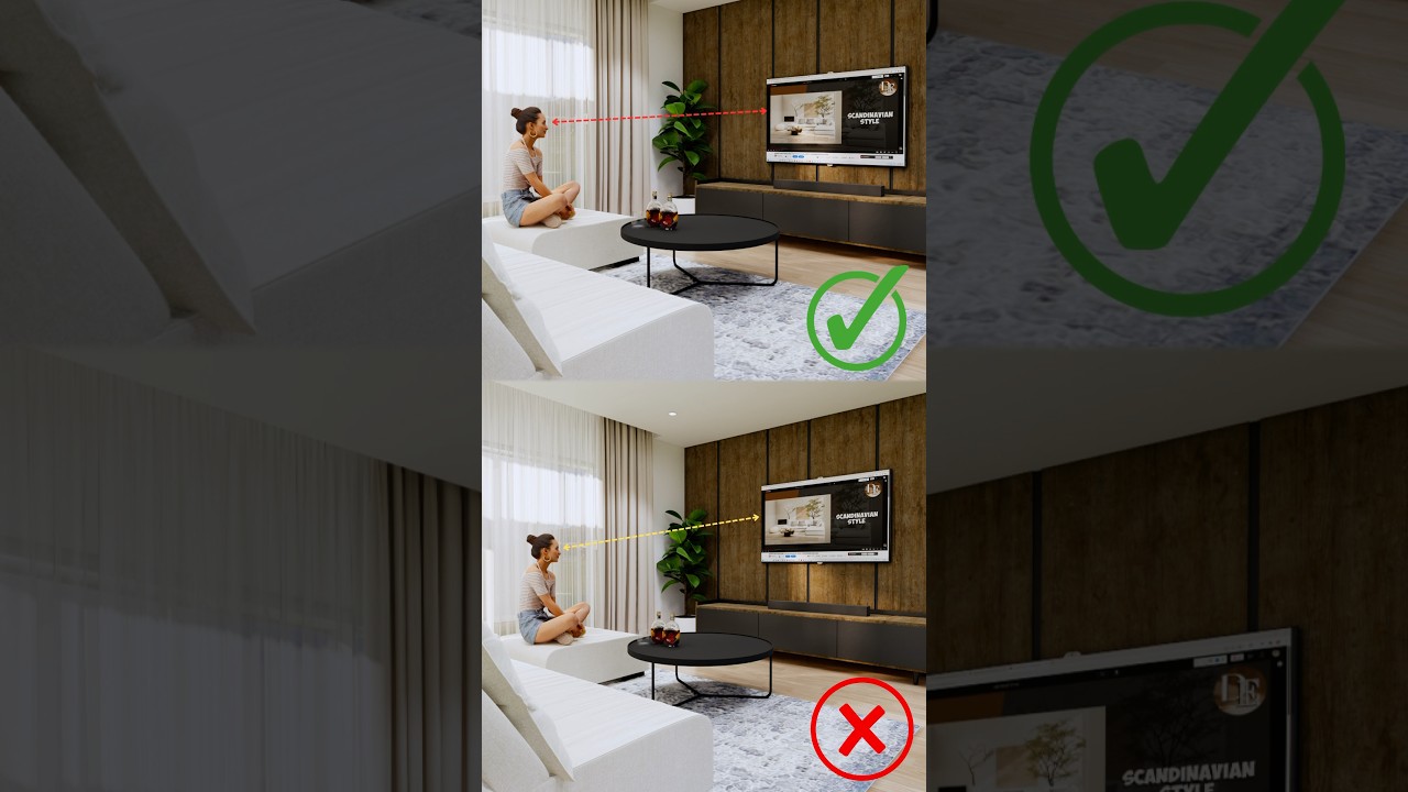 TV WALL Setup: Ideal Viewing Distance & Height