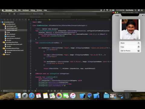 ContextMenu In Swift5
