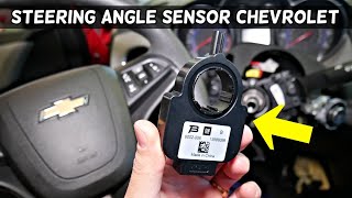 STEERING ANGLE SENSOR REPLACEMENT REMOVAL LOCATION CHEVROLET CRUZE SONIC EQUINOX MALIBU TRAX CAMARO