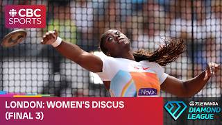 Diamond League record in women's discus London meet #athletics