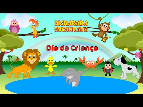 Bicharada Encantada - Dia da Criança - Música para crianças, música de animais, desenho.