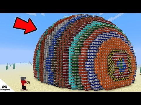 MİNECRAFT YENİ 33 FARKLI TNT KÜRE PATLATIRSAK NE OLUR?