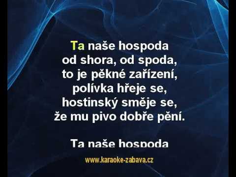 Ta naše hospoda - Jaroslav Uhlíř, Zdeněk Svěrák Karaoke tip