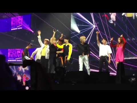 180909 Hallyu Pop Fest UNB ERIC NAM BTOB NCT TAEYEON HEZIE in Singapore - Ending