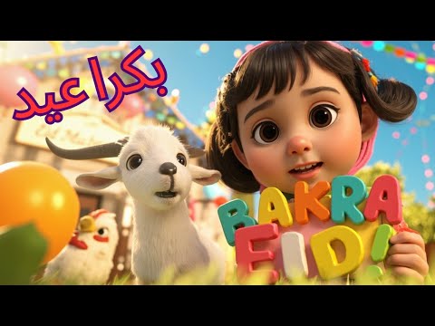 Bakra Eid Aayi Hai 🐐 | بچوں کی عید نظم 2025 🎉 | Eid Ul Adha Special Poem in Urdu & Hindi | B&B Kids