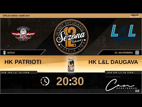 2022 11 22 HK PATRIOTI - HK L&L DAUGAVA
