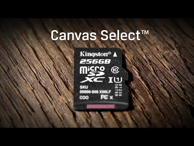 Video teaser for UHS-I Geschwindigkeitsklasse 1 microSD Karten – Canvas Select – Kingston Technology