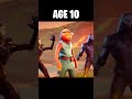 Fortnite: Fishstick At Different Ages 😳 (World's Smallest Violin)