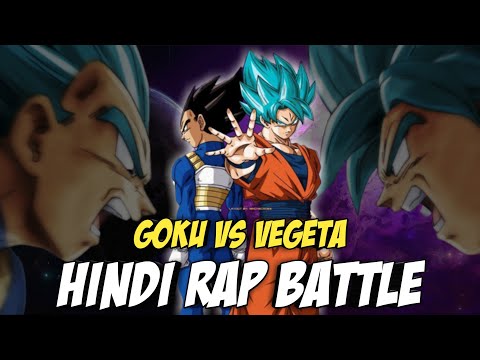 Goku Vs Vegeta Hindi Rap Battle By Dikz & @ragetherapper  | Hindi Anime Rap | Goku AMV