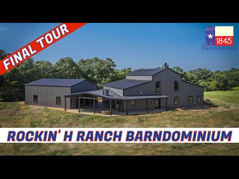 Rockin' H Ranch Barndominium - 2700 sqft - 3 Bedroom - 3 Bath -1200 sqft Shop
