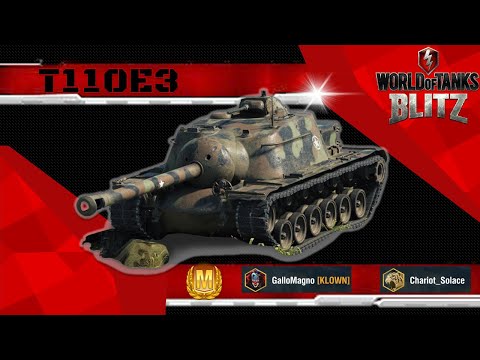 T110E3: 12.5k Damage (2 Replay's) - WOT BLITZ -