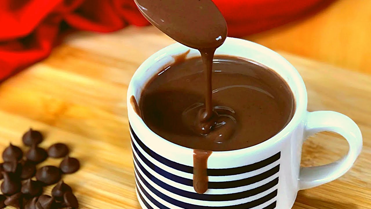 CHOCOLATE QUENTE CREMOSO DE VERDADE SEM CREME DE LEITE E SEM AMIDO DE MILHO (MAIZENA) RECEITA FÁCIL