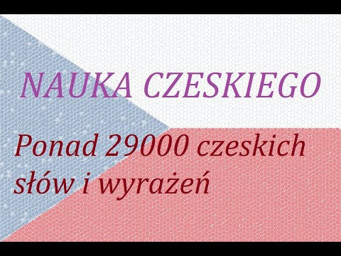 Nauka języka czeskiego - dużo słów i wyrażeń