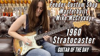 Video thumbnail for Fender Custom Shop Limited Edition Masterbuilt Mike McCready 1960 Stratocaster | Guitar of the Day by Normans Rare Guitars