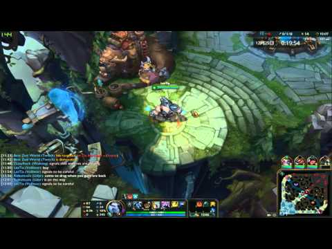 【LoL】Ranked Volibear+Twitch vs Vayne+Lux - Bot 2015 1224