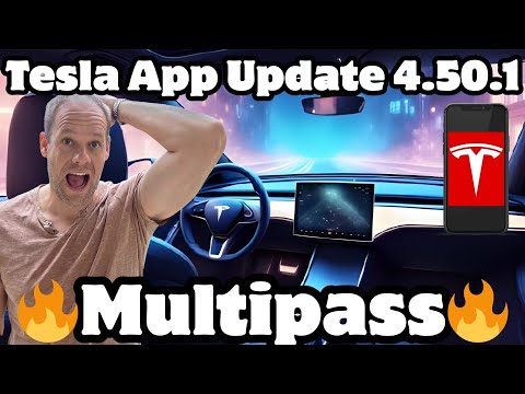 🤯 Tesla Multipass for Germany is here‼️ Setup and charging test 🔥 Tesla App Update 4.50.1