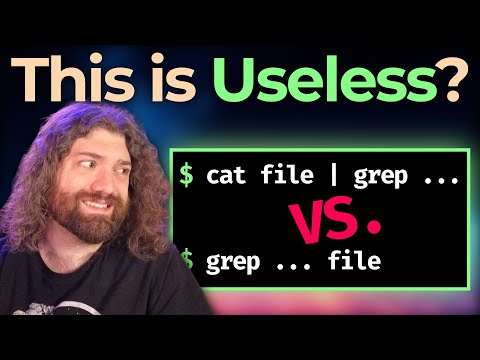 You’re Using `cat` Wrong - The UUOC Award Explained (ft. Actually Useful cat)