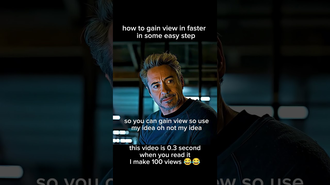 Iron man views gain #ironman #marvel #edit #robertdowneyjr #ideas #editing #edits #editing video