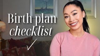 How To Create a Birth Plan (Without Overcomplicating it!)