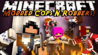 Minecraft Mini-Game : MODDED COPS N ROBBERS! ASSASSIN&#39;S CREED!