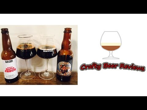 Evil Twin Michigan Maple Jesus vs Jackie O's Bourbon Barrel Black Maple | Beer Review #731