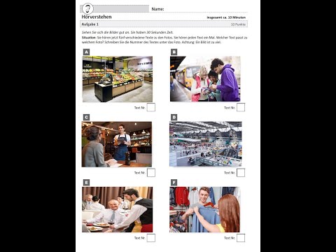 ÖSD A1  - LISTENING TASK │ PART 1