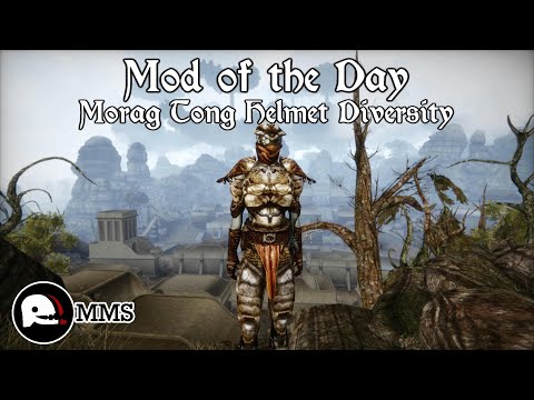 Morrowind Mod of the Day EP155 - Morag Tong Helmet Diversity Showcase