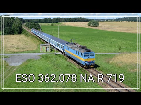 ČD 362.078 - R 719 „Vltava“ - Soběslav - 12.7.2021