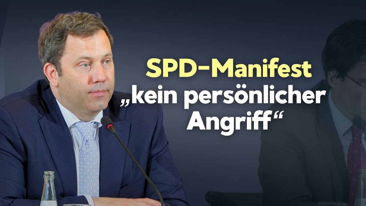Klingbeil zum SPD-„Manifest“: Keine Kehrtwende bei Unterstützung der Ukraine
