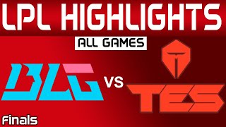 BLG vs TES FINALS Highlights ALL Games LPL Spring Finals 2024 Bilibili Gaming vs Top Esports