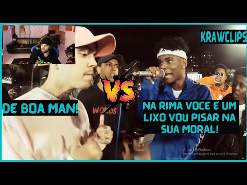 KRAWK-REAGINDO A Mike e Buddy Poke x Black e Winnit | 172ª Batalha da Aldeia | Barueri | SP