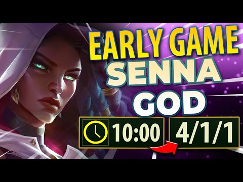 ABUSE SENNA EARLY AND GET FED AS SUPPORT | Season 11 Senna - League of Legends
