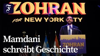 Mamdani wird erster muslimischer Bürgermeister von New York