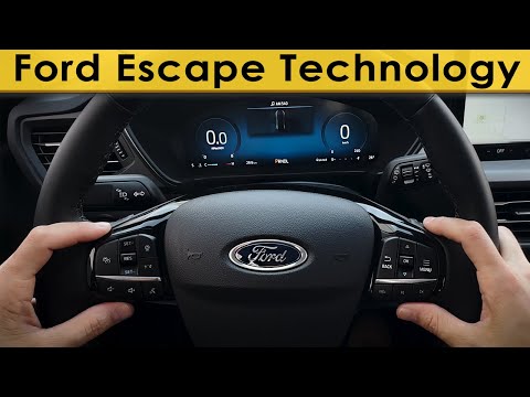 Steering Wheel and Cluster in the Ford Escape |  (2023-2024 models)