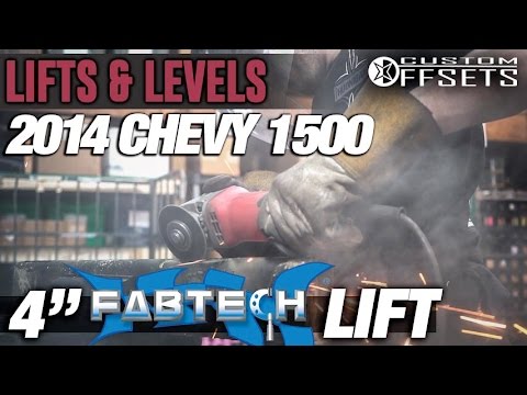 Lifts & Levels: 2014 Chevy 1500 4" Fabtech Lift