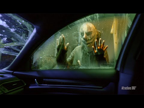 Haunted Car Wash Ride! | SCARY Drive-Thru Car Wash Experience 2025 | Unique Halloween Attraction!