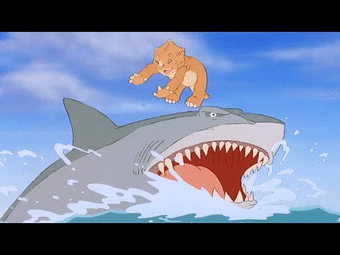 Schwimmender Scharfzahn! | In Einem Land Vor Unserer Zeit V: Die Geheimnisvolle Insel