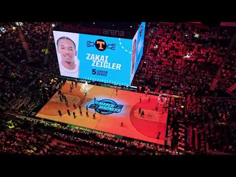 #2 Tennessee vs #1 Purdue Elite 8 Starting Lineups