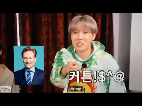 BTS J-hope accidentally called 'curtain' to Conan O'Brien which made him feel disappointed..