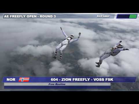 Zion Freefly, Voss FSK   FF runde 3, NM Jarlsberg 2017