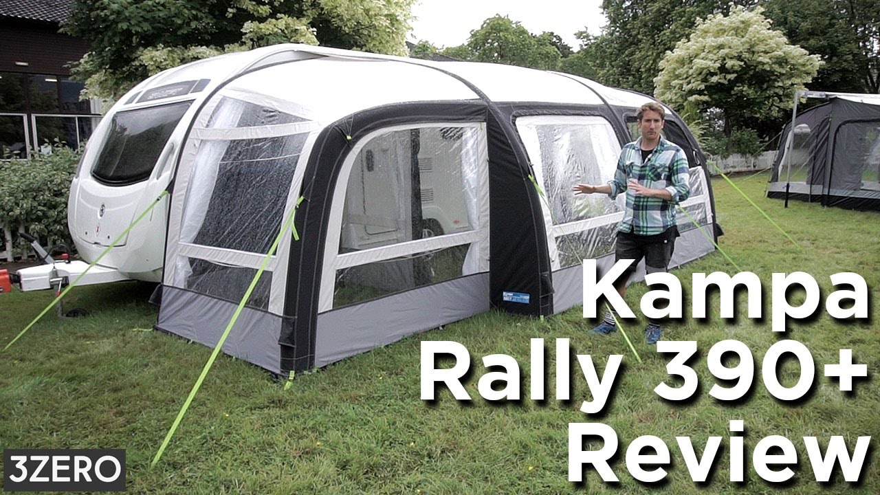 Watch video Kampa Rally Air 390+ Caravan Awning Review Now Kampa Rally Air 390+ Caravan Awning Review