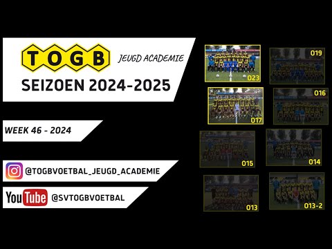 TOGB Jeugd Academie 2024-2025 - Goals van week 46 - 2024