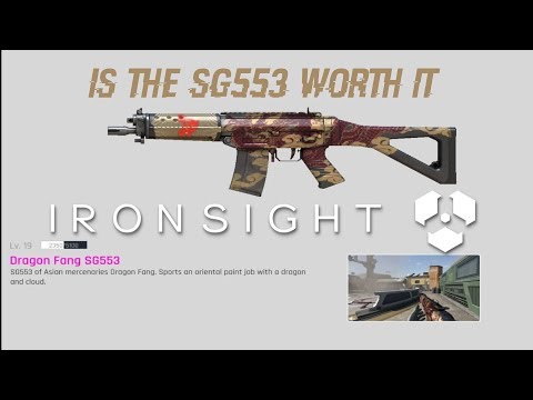 Iron sight testing out the Dragon Fang SG553 IS IT WORTH IT (Review)